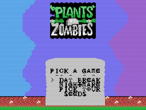 Plants vs Zombies ColecoVision