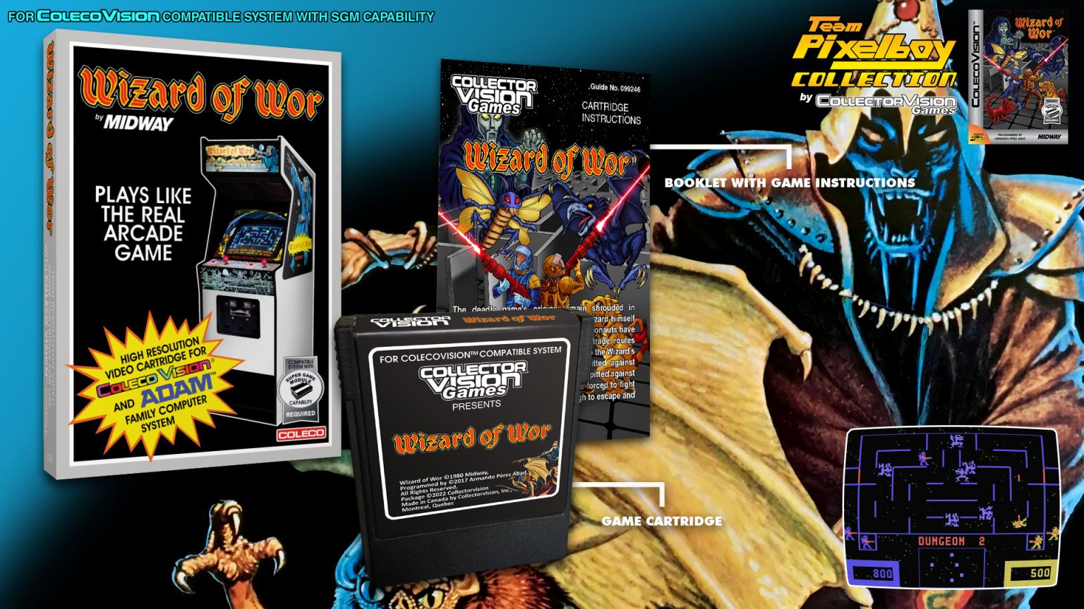 Wizard of Wor ColecoVision CollectorVision