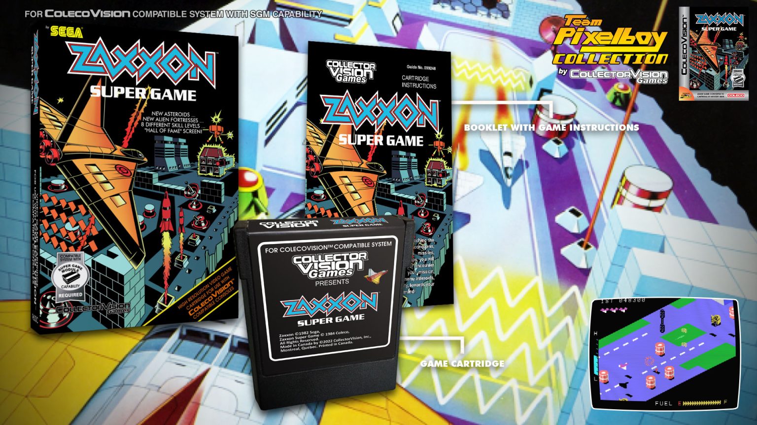 Zaxxon Super Game ColecoVision CollectorVision